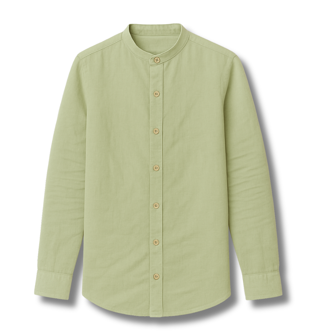 Spring Tones – Custom Pure Linen in Pistachio Green