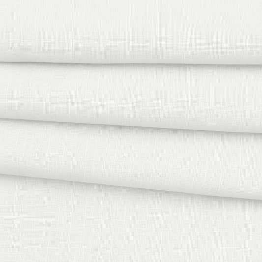 Effortless Custom Elegance – Pure White Linen Shirt