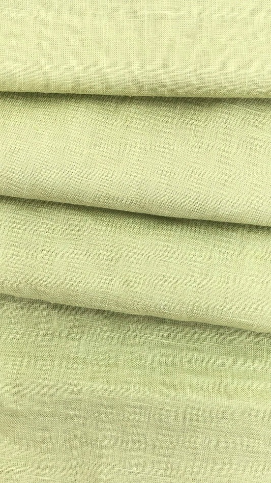 Spring Tones – Custom Pure Linen in Pistachio Green